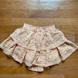 Aerie Rock 'n' Ruffle Mini Skirt new without tag. Loveshackfancy style